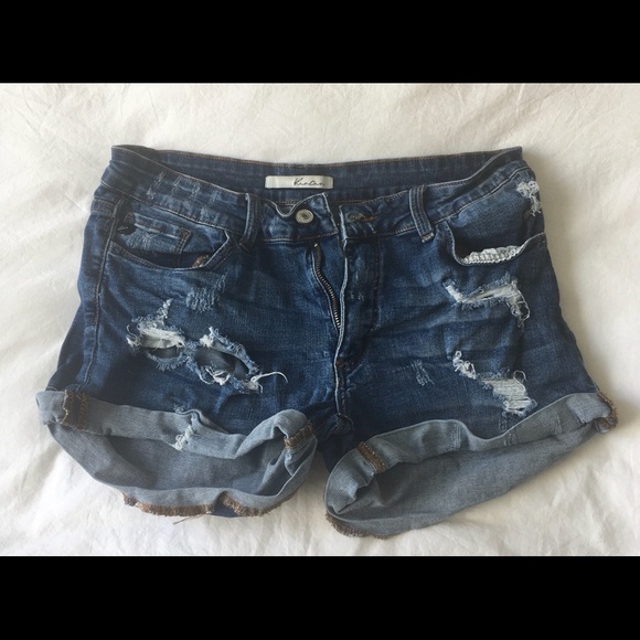Kancan distressed Jean shorts sz 29 ❤️ - Picture 1 of 3